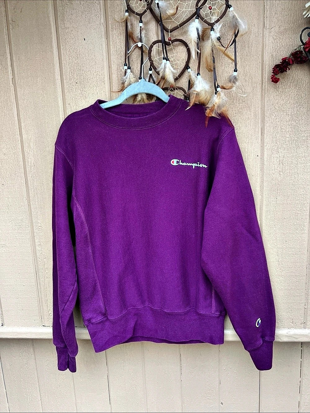 Champion Reverse Weave Script Logo Crewneck Sweatshirt Script Logo Crewneck 20”P